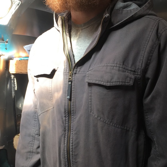 Mountain Hardware Canvas Fleece Jacket 